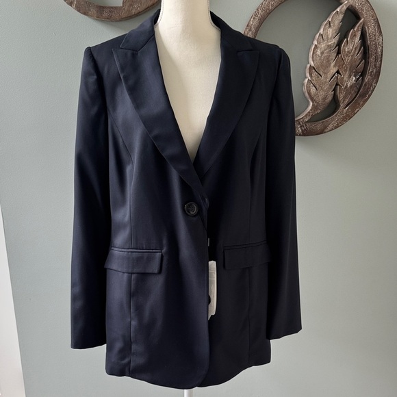 NWT Armani Collezioni Navy Women's Blazer size 16 - Picture 1 of 8